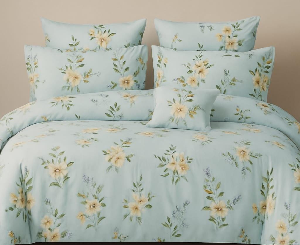 PREMIUM KING SIZE PURE COTTON BEDSHEET WITH TWO PILLOW COVER SIZE 250X230